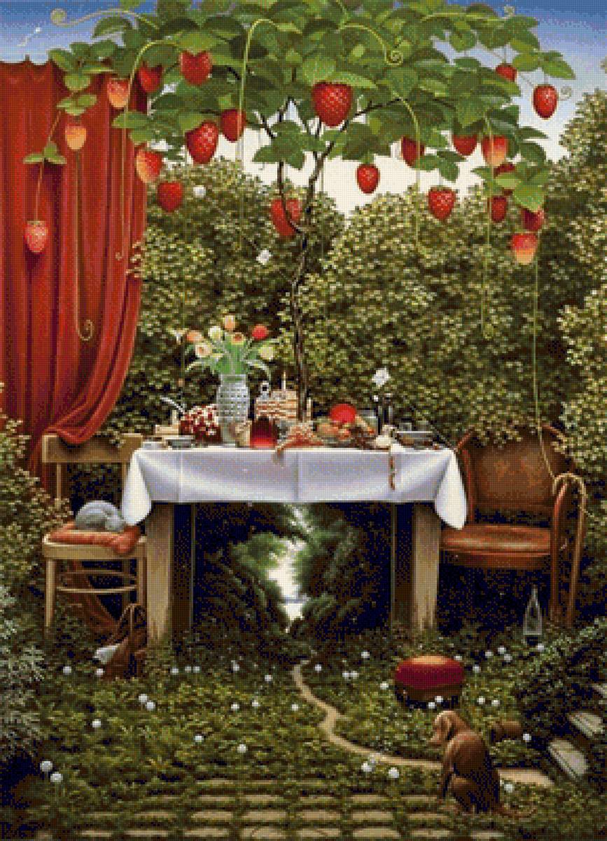 ЯЦЕК ЙЕРКА. КЛУБНИЧНОЕ ДЕРЕВО - интерьер, помещения, картины - предпросмотр