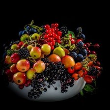 Схема вышивки «Фрукты натюрморт»