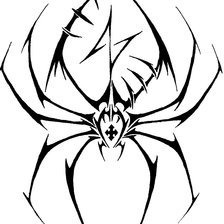 Схема вышивки «Паук 3»