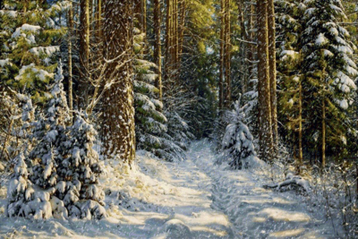№2078751 - пейзаж, зима, лес - предпросмотр