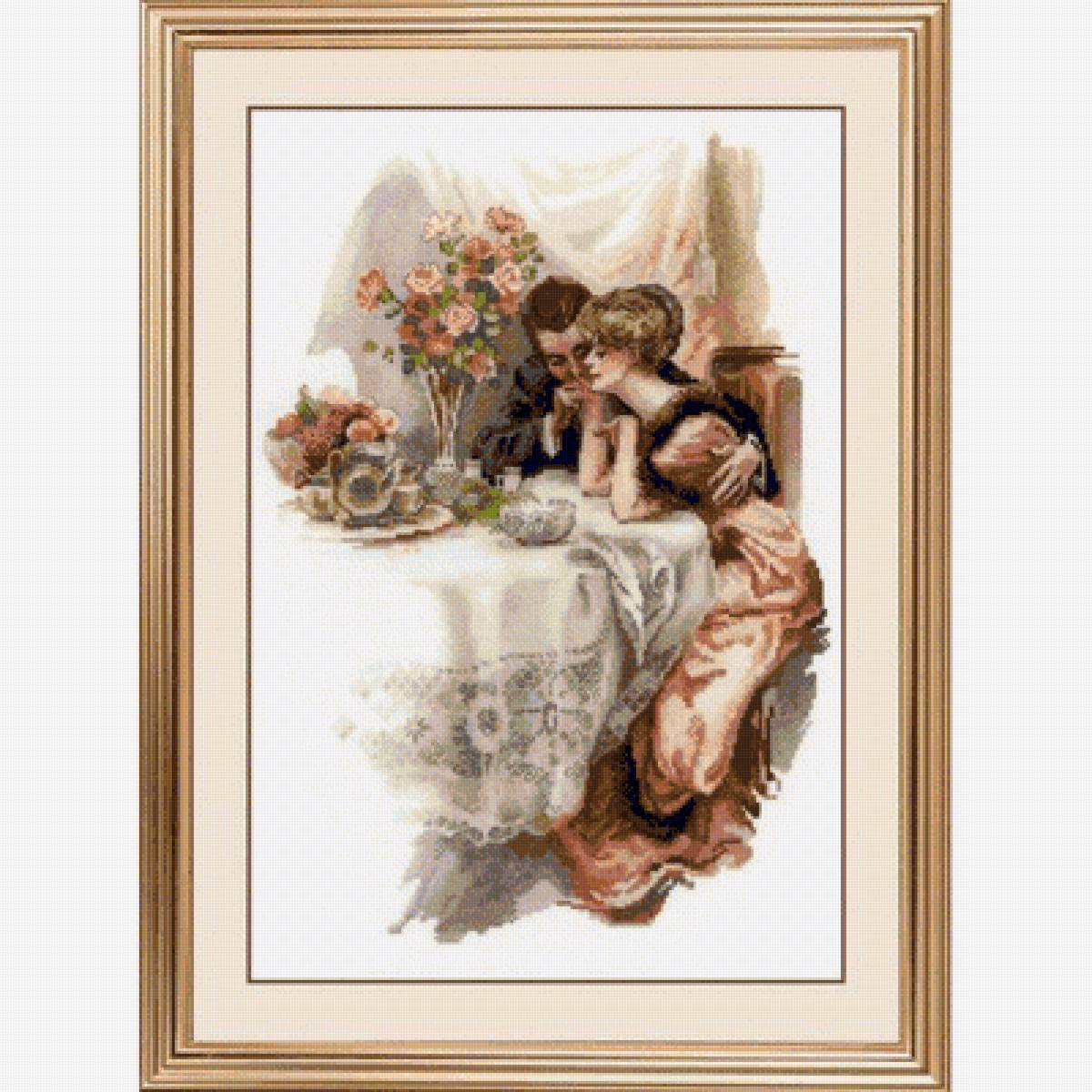 Первый вечер в собственном доме.Х. Фишера - РИОЛИС - люди - предпросмотр