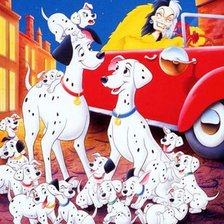 Схема вышивки «101 DALMATAS»