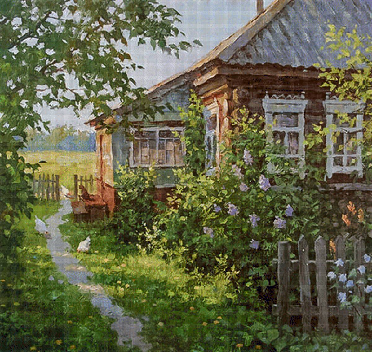 Spring Fragance. - dmitry levin painter.scenarys.birds.flowers and gardens. - предпросмотр