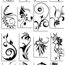 Схема вышивки «Узоры на джинсы»