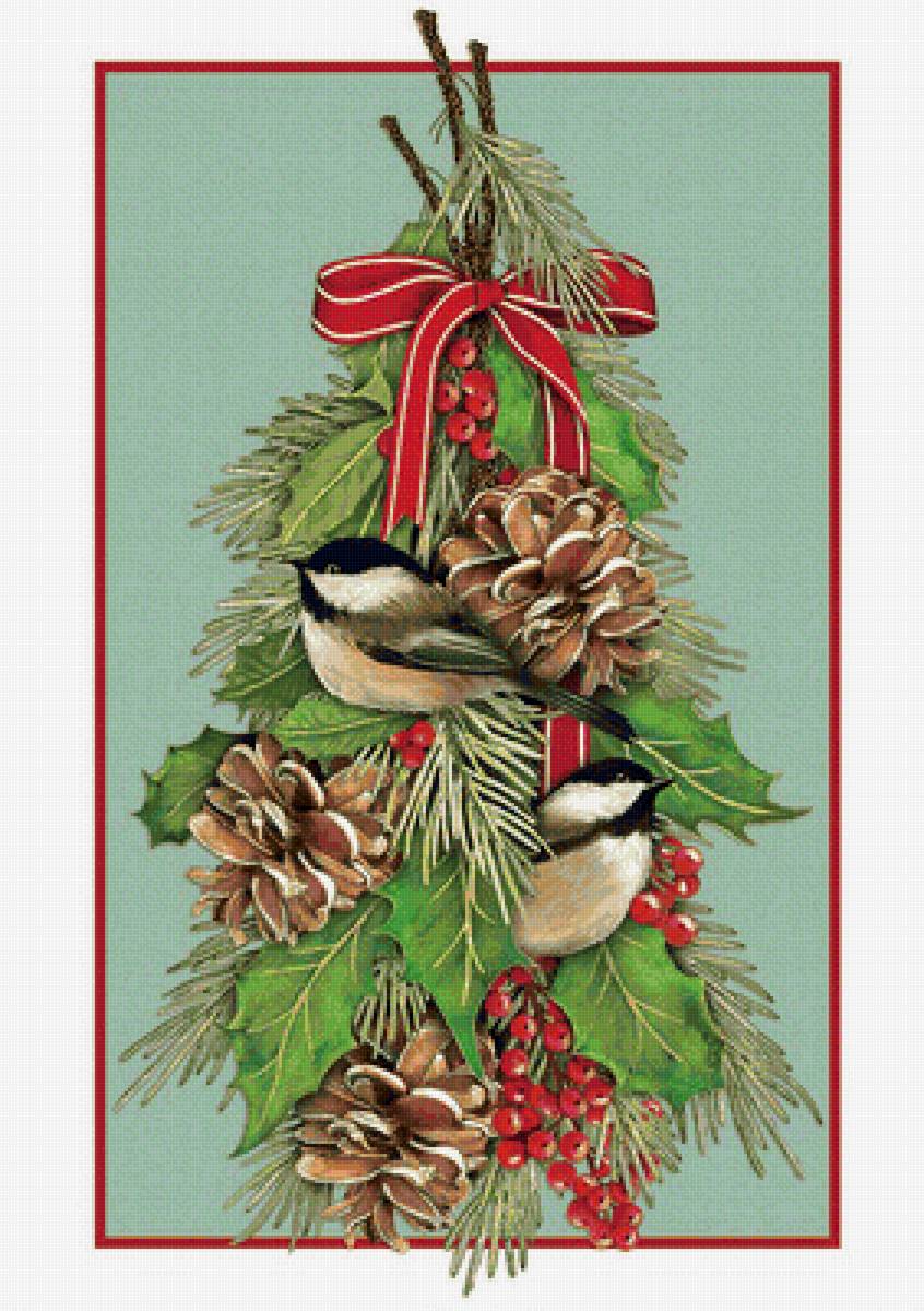 Рождественский букет 2 - предпросмотр