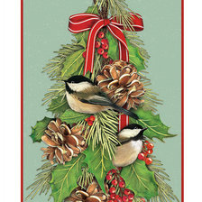 Схема вышивки «Рождественский букет 2»