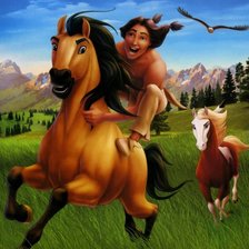 Схема вышивки «Спирит - душа прерий»