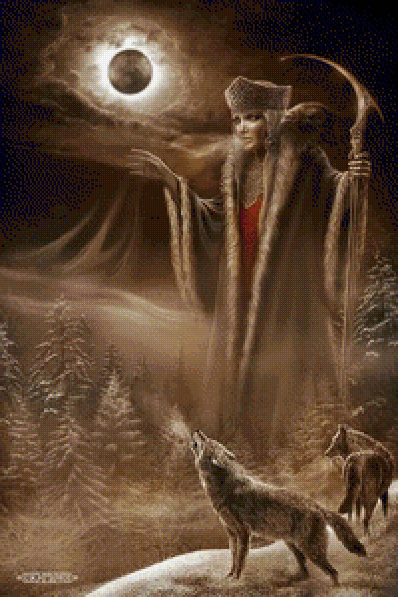 Мара - богиня жатвы, плодородия и смерти. - славянский бестиарий, легенды, боги, мифы, мифические существа - предпросмотр