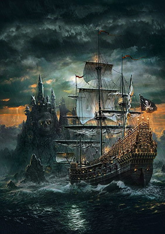 пиратский корабль - корабль - оригинал