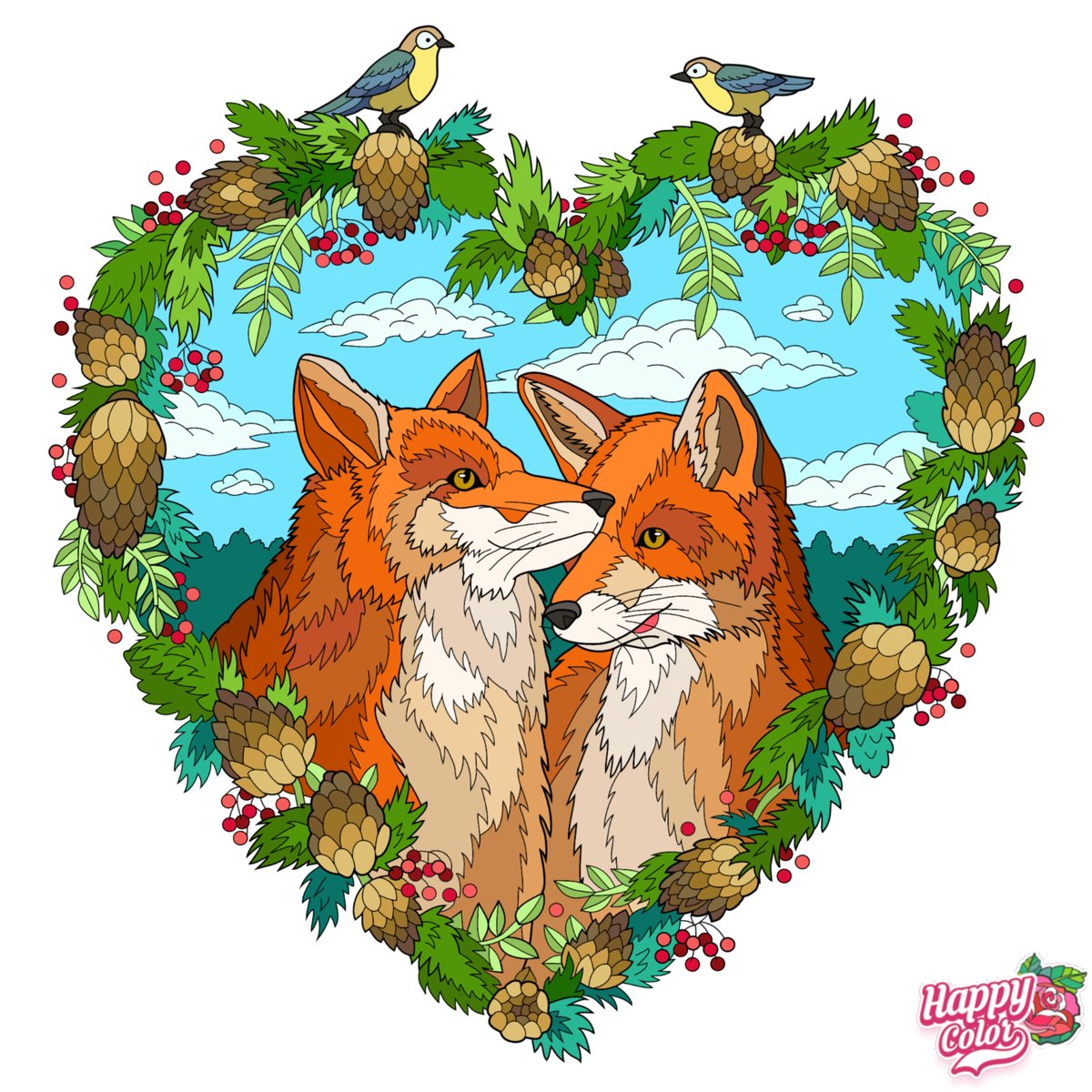 Лисички - оригинал