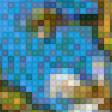 Предпросмотр схемы вышивки «Ван Гог. Ветки цветущего миндаля. (Плавный переход)» (№2083985)