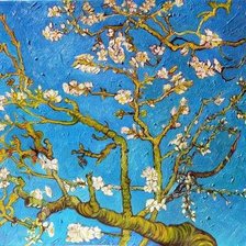 Ван Гог. Ветки цветущего миндаля. (Плавный переход)