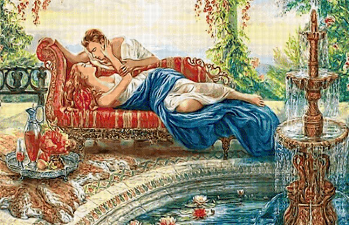 Влюблённые - пара, люди, влюбленные - предпросмотр