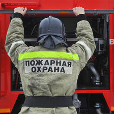 Схема вышивки «Пожарный»