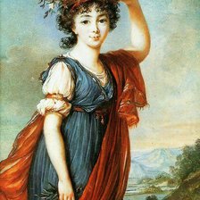 Схема вышивки «dama»