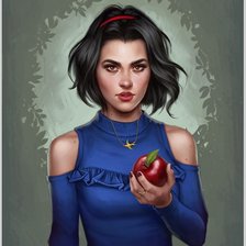 Оригинал схемы вышивки «Snow White» (№2085472)