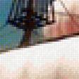 Предпросмотр схемы вышивки «парусник закат море» (№2085553)