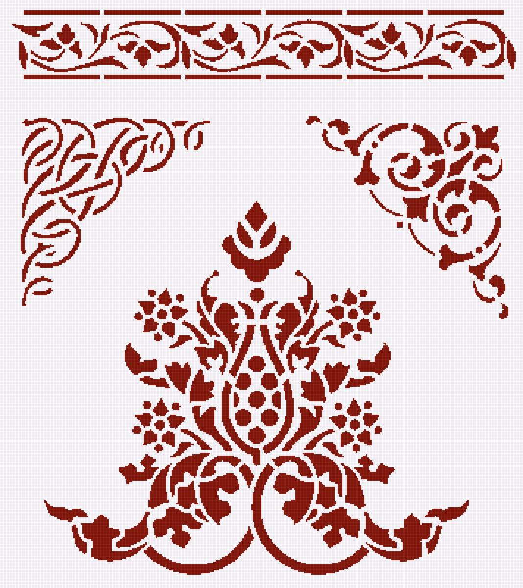 Уголок - монохром - предпросмотр