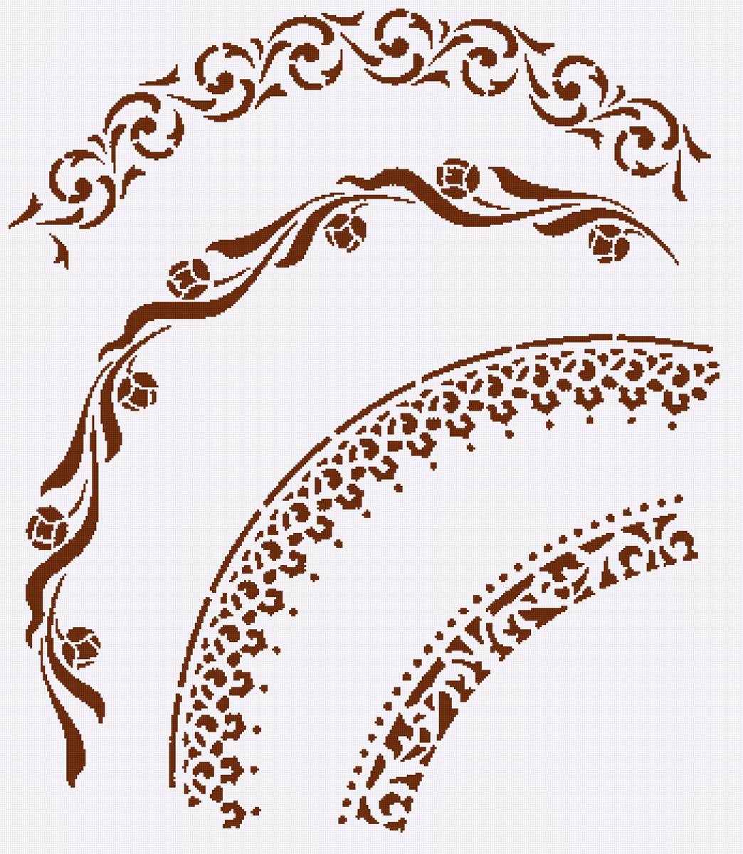 Воротники - монохром - предпросмотр