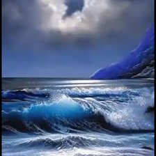 Схема вышивки «Море»