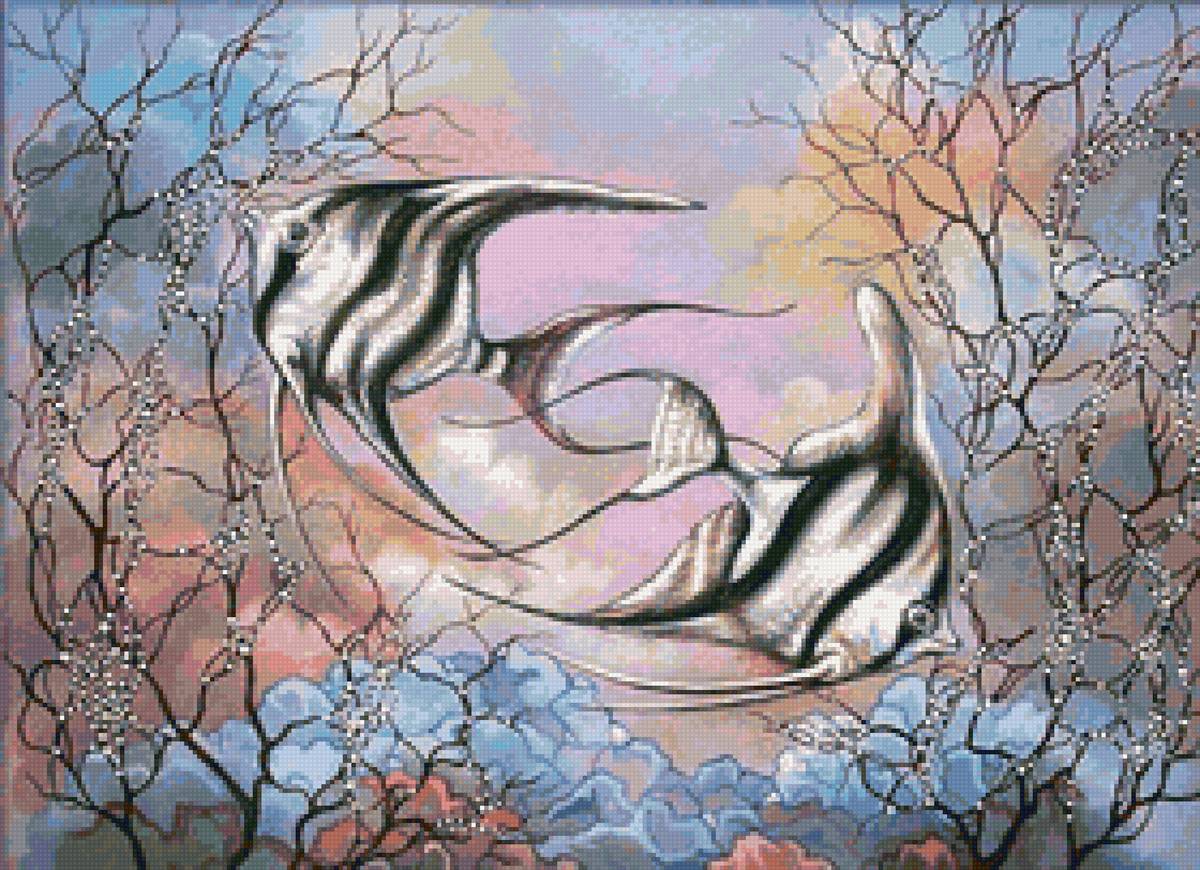 Экзотические рыбки - рыбки, аквариум - предпросмотр