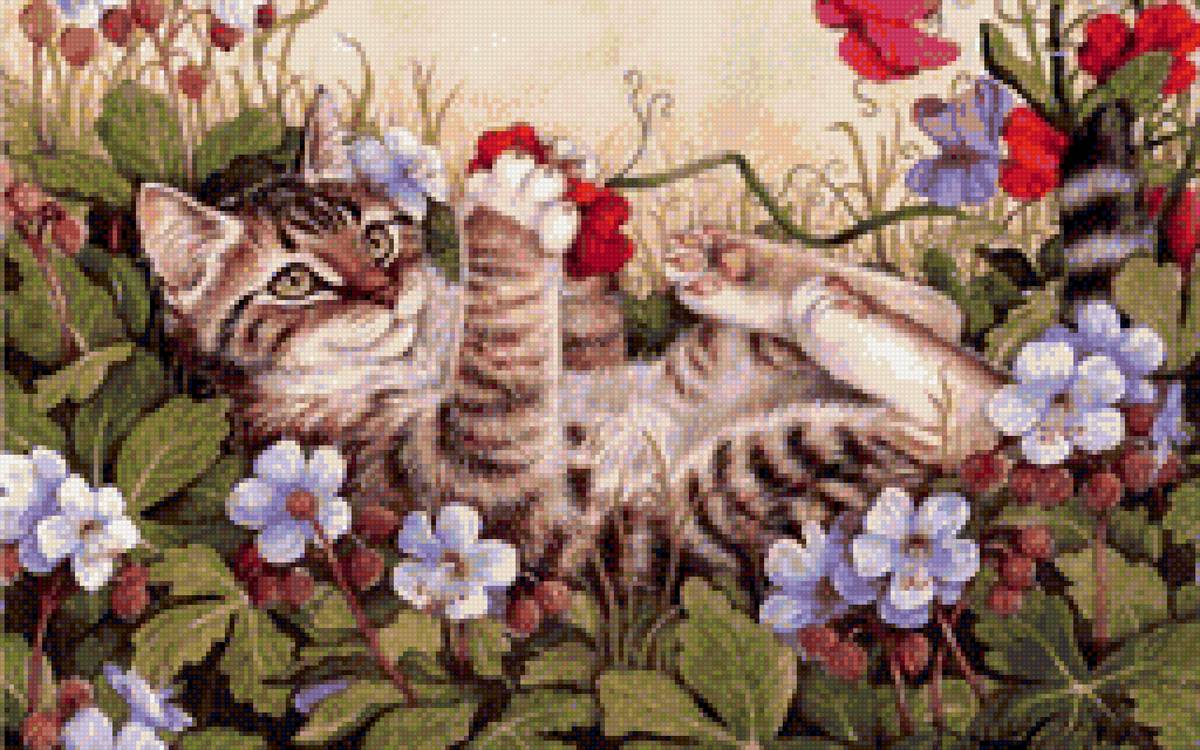 Котик - игрун - животные, коты - предпросмотр