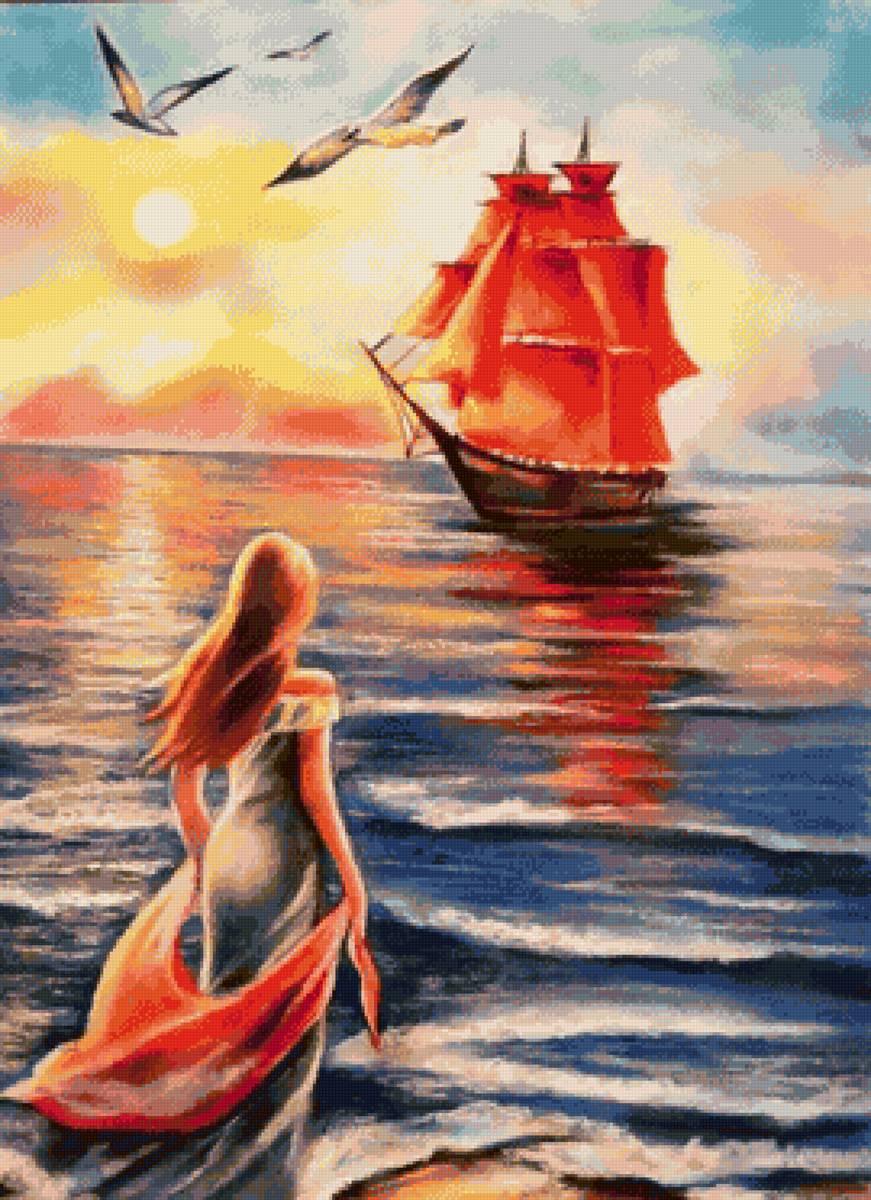 Аллые паруса - предпросмотр