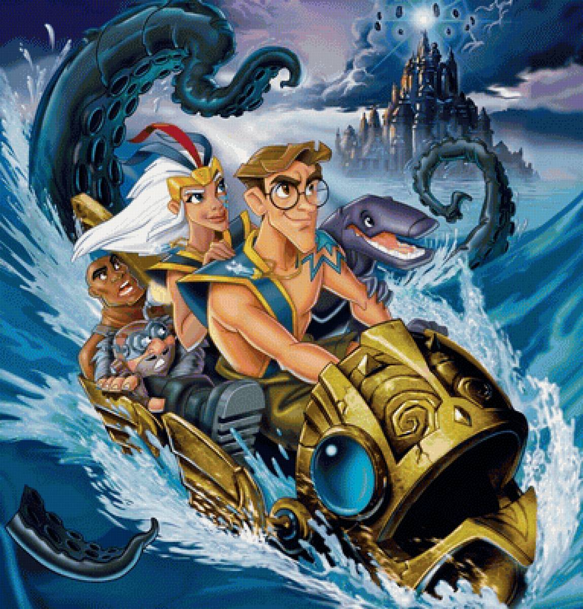 Атлантида - мульт, мультфильм - предпросмотр