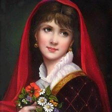 Схема вышивки «dame»