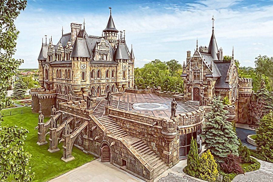 замок - замок, архитектура - оригинал