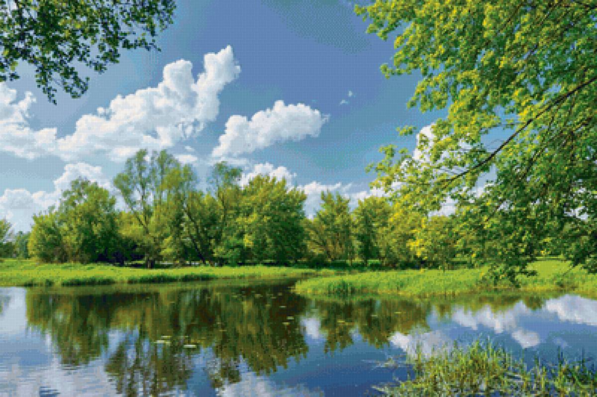 пейзаж - природа, лето - предпросмотр