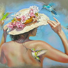 Схема вышивки «Нежность лета»