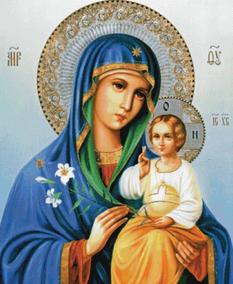 Икона Божьей Матери Неувядаемый цвет - иконы - предпросмотр