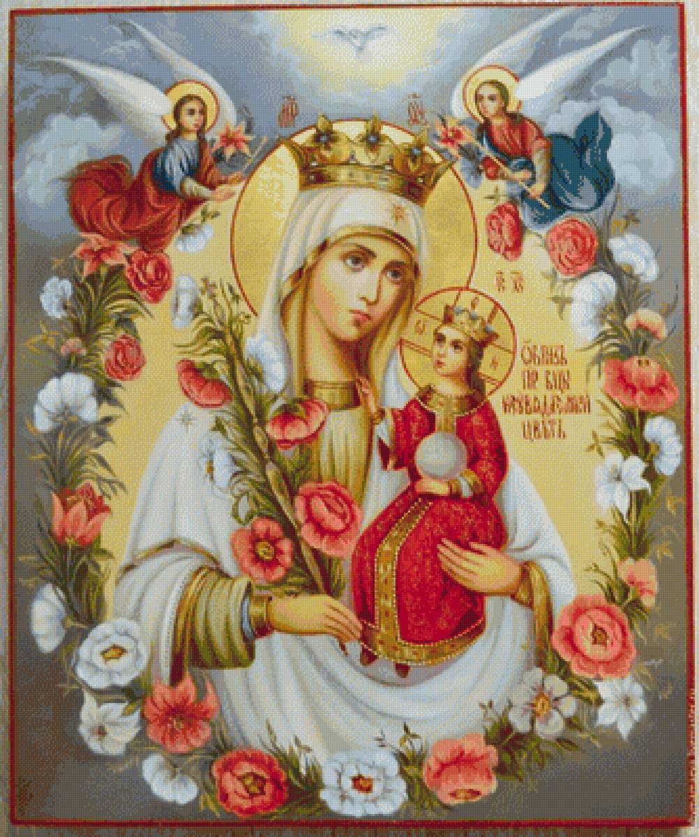 Икона Божьей Матери Неувядаемый цвет - иконы - предпросмотр