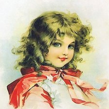 Схема вышивки «девочка»