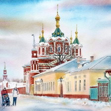 Схема вышивки «Пейзаж»