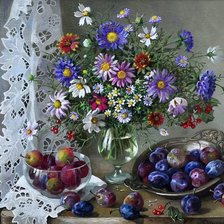 Схема вышивки «натюрморт»