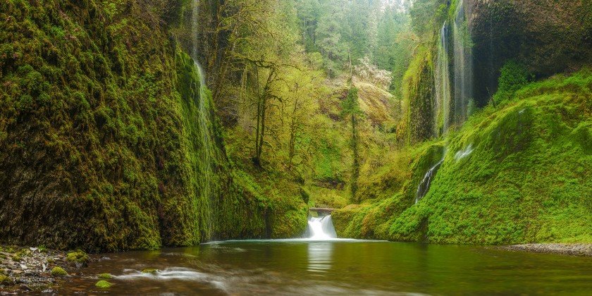 спокойствие - природа, осень, водопад - оригинал