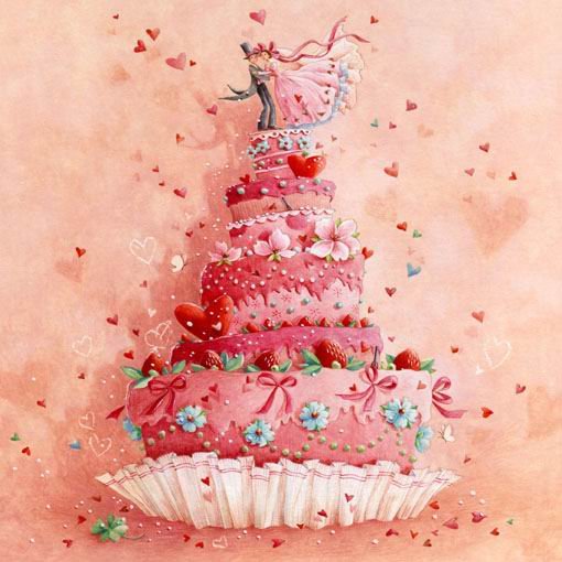 СВАДЕБНЫЙ ТОРТ - торты-пирожные - оригинал