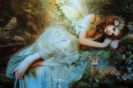 Beautifully fairy girl - fly, art, w, fairy, fantasy, girl, fantastic, butterfly, goddess - оригинал