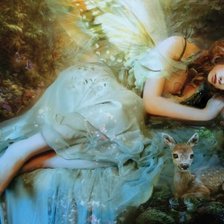 Схема вышивки «Beautifully fairy girl»