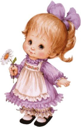 Малышка с ромашкой - малыш, девочка, ромашка, детям - оригинал