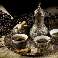 Оригинал схемы вышивки «кофе по-турецки» (№2092316)