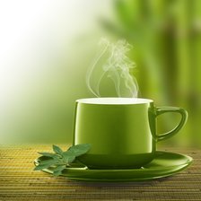 Оригинал схемы вышивки «чай с мятой» (№2092331)