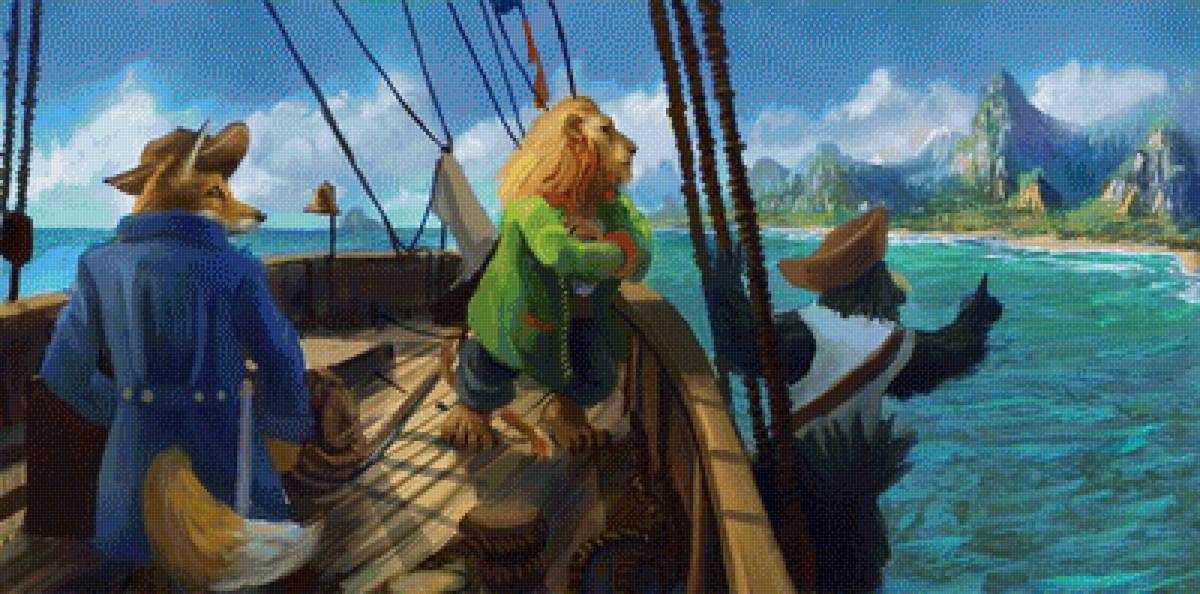 Путешествие - фэнтези, иллюстрация, сказка - предпросмотр