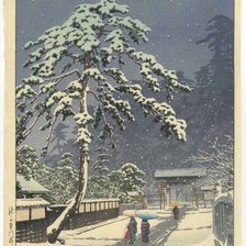 Схема вышивки «Зима»