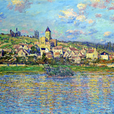 Схема вышивки «Онфлёр. Клод Моне»