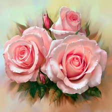 Схема вышивки «Розы»