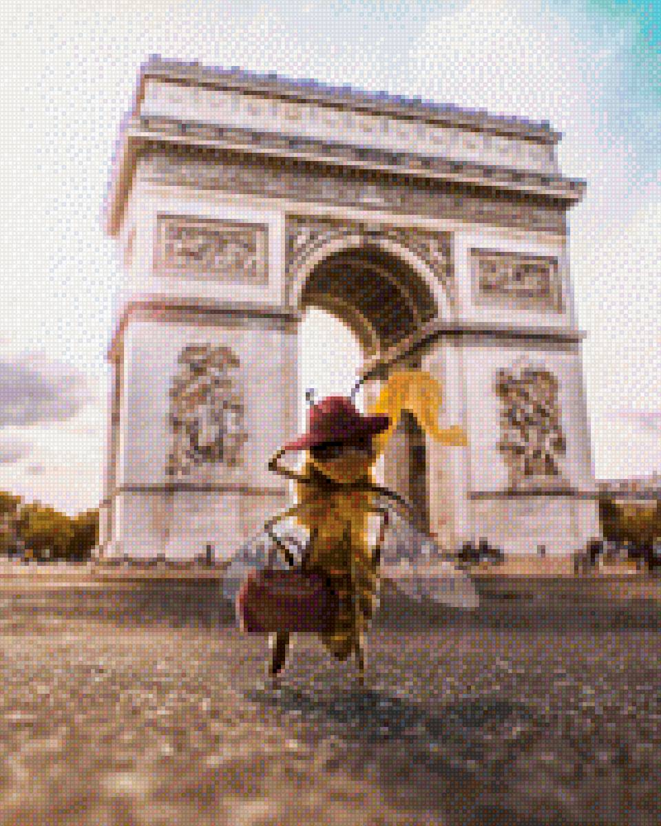 №2093754 - пчела франция мост лето насекомые - предпросмотр