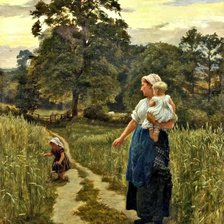 Схема вышивки «Лето. Джеймс Томас Линнелл»